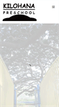 Mobile Screenshot of kilohanapreschool.com
